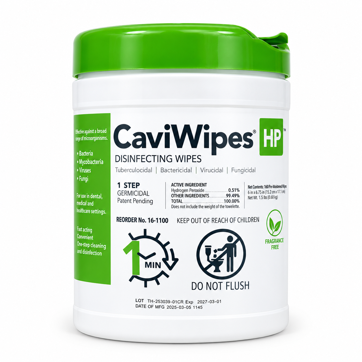 CaviWipes HP (전염병 예방 방역용 살균소독제)