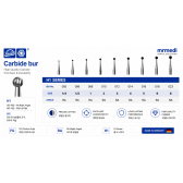 Carbide bur RA long shank 25mm RASL(H141-010)