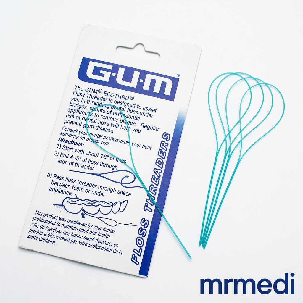 G.U.M Floss Threaders GUM버틀러 이지-쓰루 치실고리 [5개입]