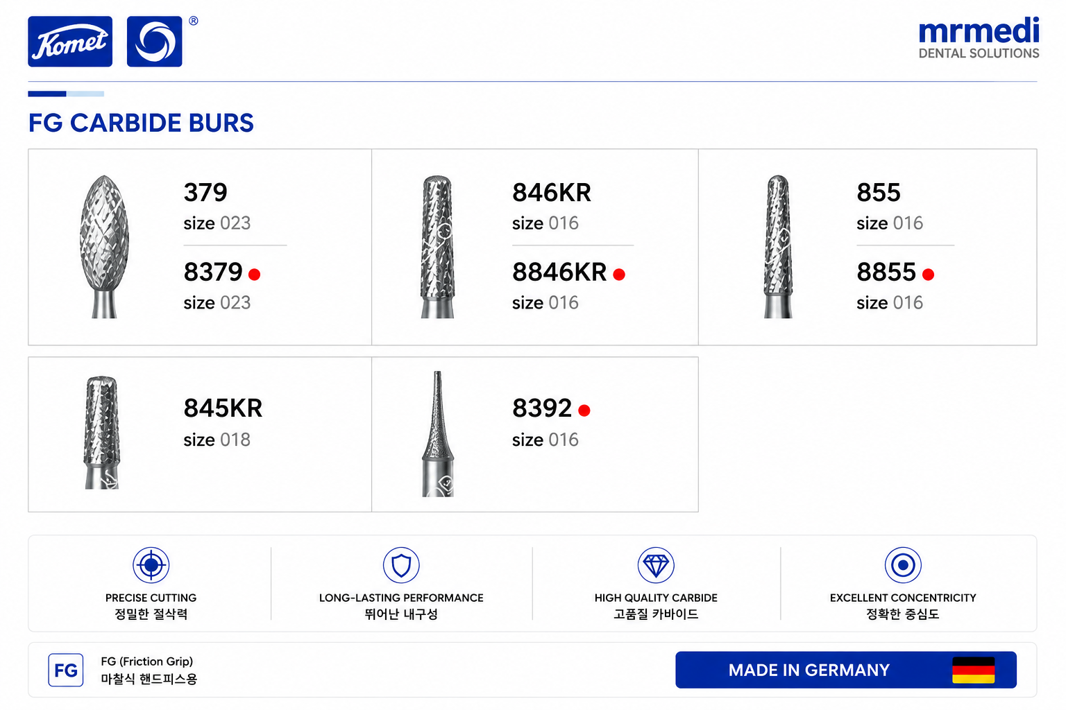 Extra mini diamond bur