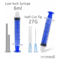 [Esegae dental] Blue Endo Lock syringes [[시린지만] 6ml 루어락(50개입)]