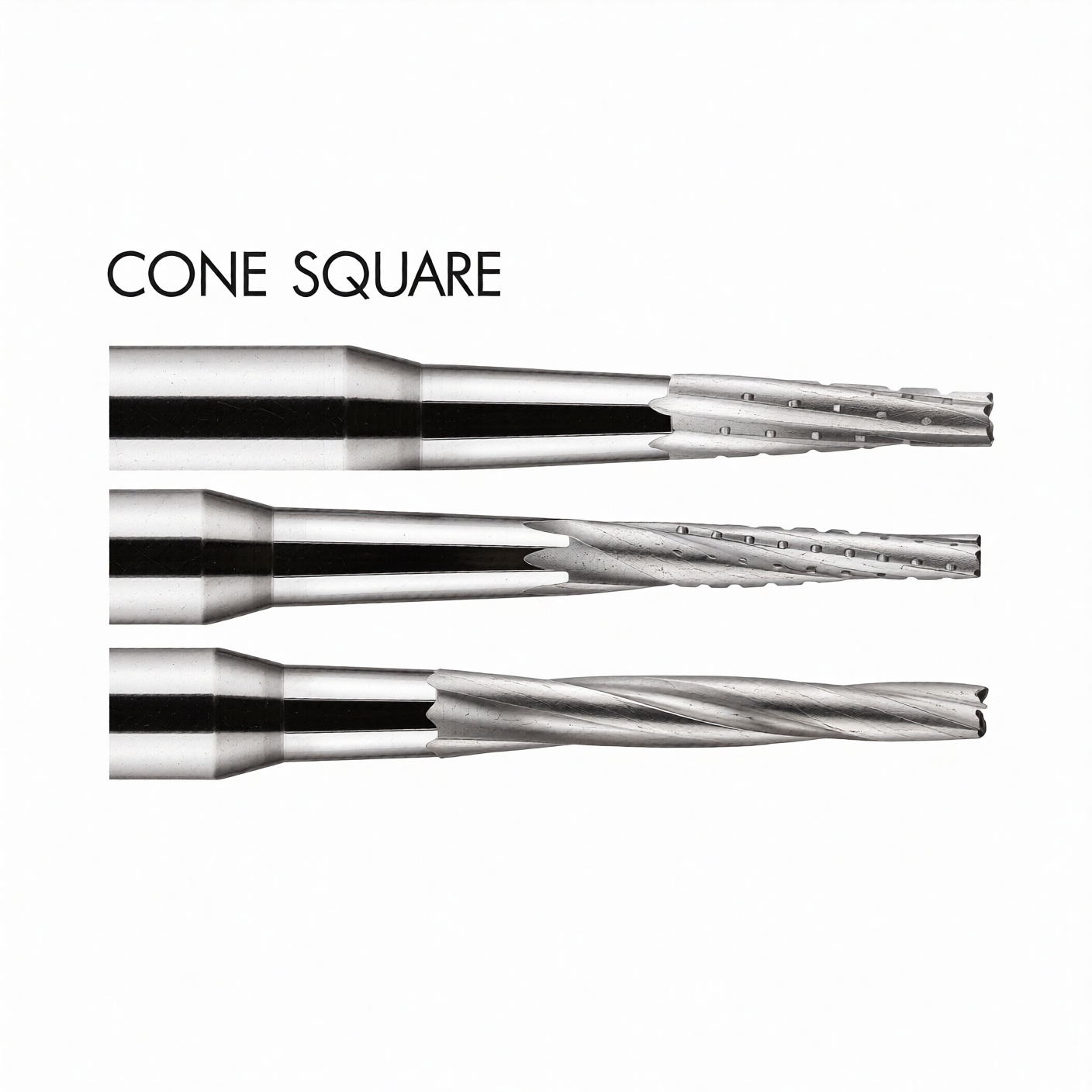 Carbide Bur, Cone Square
