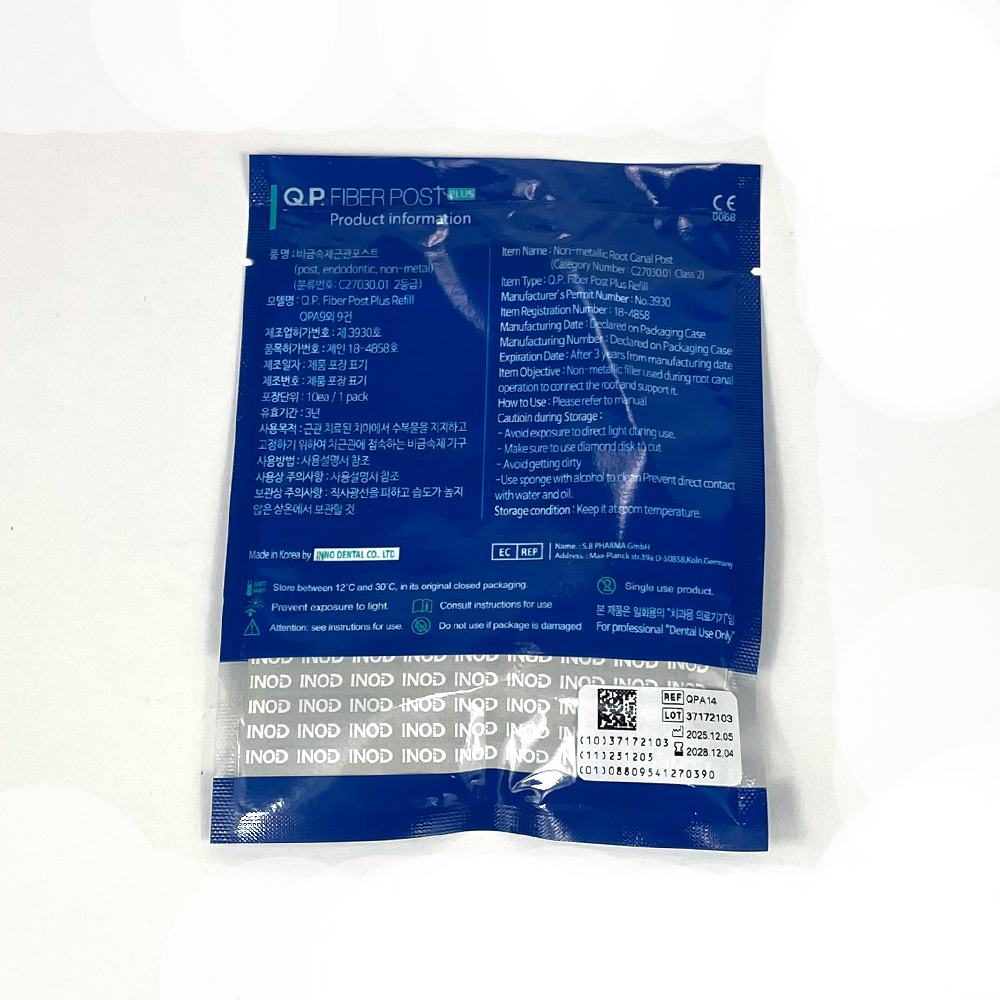 INOD Q.P Fiber Post Plus Refill QPA14(1.14) #파랑
