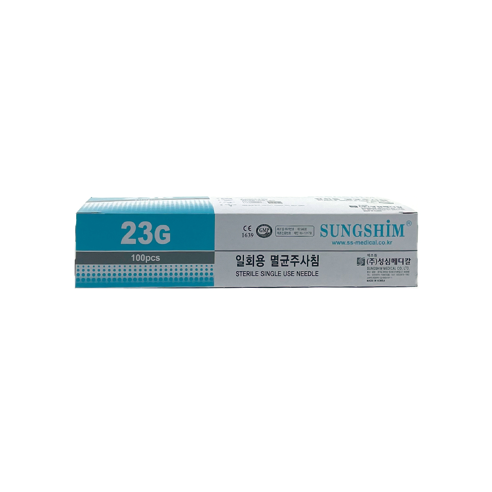 성심메디칼] 일회용 니들 [23G 25.4mm(1inch)]